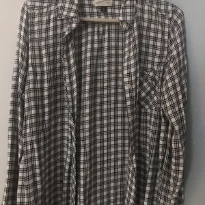 Plaid button down